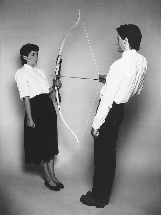 Abramović and Ulay, Rest Energy, 1980
