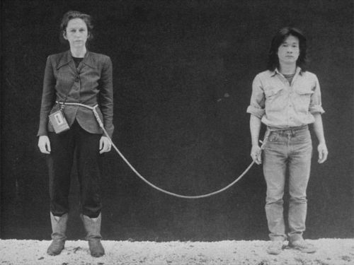 Hsieh and Montano, Rope Piece, 1983–84