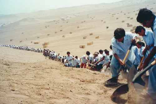 Francis Alÿs, When Faith Moves Mountains, 2001